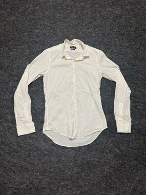 Zara Men's Slim Fit White Dress Shirt